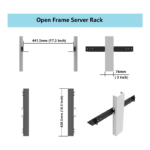 Kehua 19-inch Rail Kit for Rack-Mount UPS - Image 3