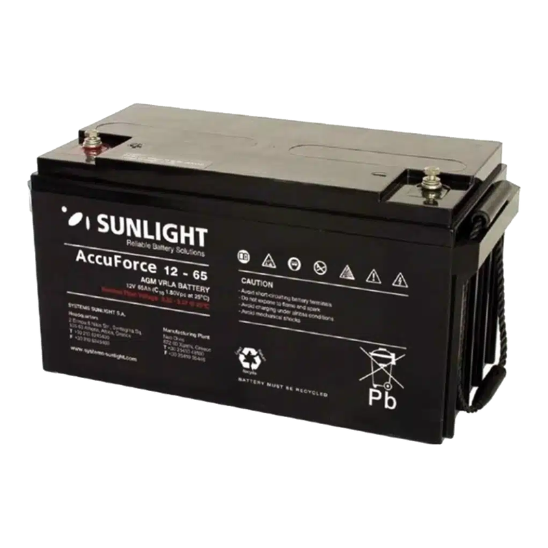 SL-ACCUFORCE12V65AH.png Sunlight Accuforce 12V 65Ah Battery - Image 1